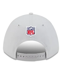 New Era Men's Wolf Gray Seattle Seahawks 2025 Rivalries Collection Sideline A-Frame 9FORTY Adjustable Hat