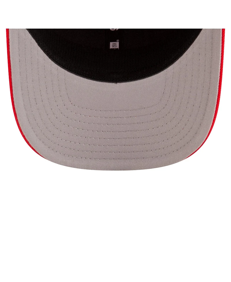 New Era Men's Red Atlanta Hawks 9SEVENTY Stock Adjustable Hat