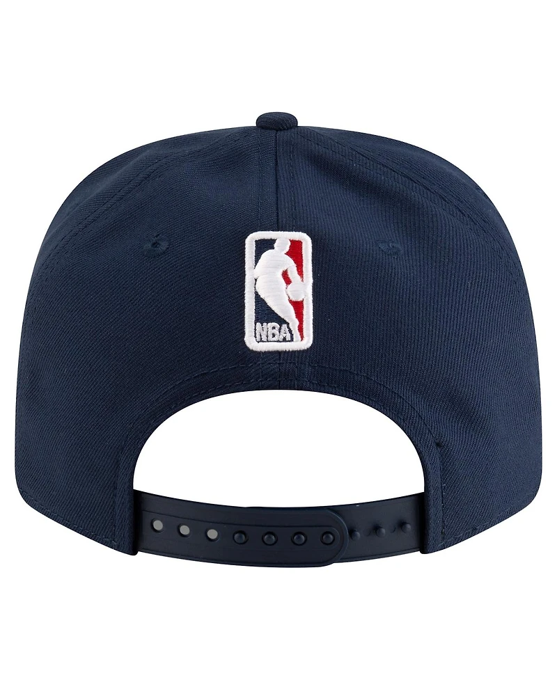 New Era Men's Navy La Clippers 9SEVENTY Stock Adjustable Hat