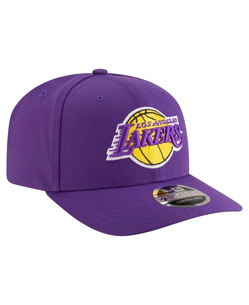 New Era Men's Purple Los Angeles Lakers 9SEVENTY Stock Adjustable Hat