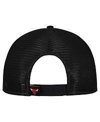 New Era Men's Red/Black Chicago Bulls Outdoor Split Panel 9FIFTY Snapback Hat