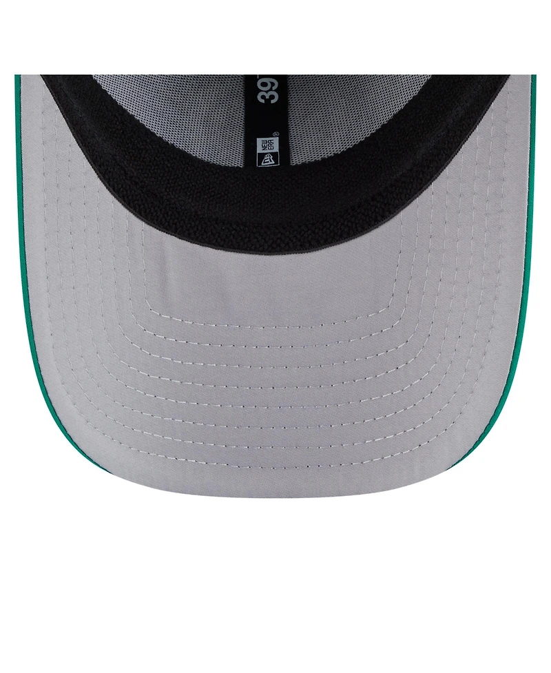 New Era Men's Kelly Green Boston Celtics Featherweight Poly Rope Flex 39Thirty Hat
