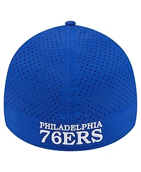 New Era Men's Royal Philadelphia 76ers Featherweight Poly Rope Flex 39Thirty Hat