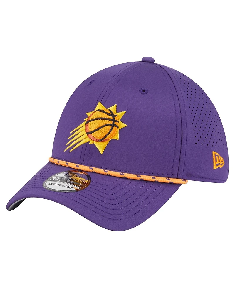 New Era Men's Purple Phoenix Suns Featherweight Poly Rope Flex 39Thirty Hat