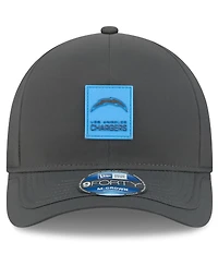 New Era Men's Charcoal Los Angeles Chargers 2025 Sideline Cold Weather 9FORTY M-Crown Adjustable Hat