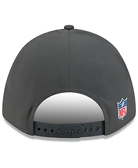New Era Men's Charcoal Las Vegas Raiders 2025 Sideline Cold Weather 9FORTY M-Crown Adjustable Hat