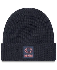 New Era Men's Charcoal Chicago Bears 2025 Sideline Cold Weather Cuffed Knit Hat