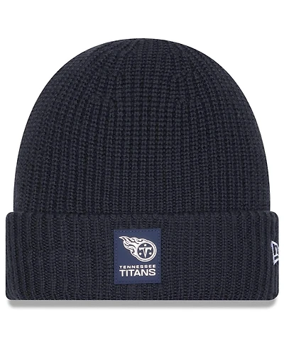 New Era Men's Charcoal Tennessee Titans 2025 Sideline Cold Weather Cuffed Knit Hat