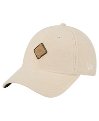 New Era Women's Cream Kansas City Chiefs Comfy 9FORTY Adjustable Hat