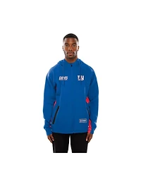 New Era Men's Royal York Giants Combine Authentic Raglan Scuba Full-Zip Hoodie