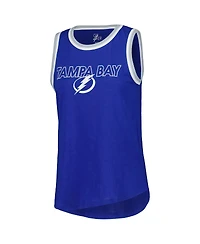 G-iii 4Her by Carl Banks Women's Blue Tampa Bay Lightning Strategy Tank Top