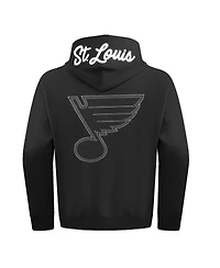 Pro Standard Men's Black St. Louis Blues Paint the City Pullover Hoodie
