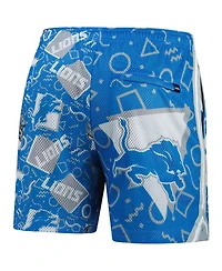 Chubbies Men's Blue Detroit Lions Mesh Shorts