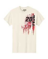 Joe Gibbs Racing Team Collection Men's Natural Christopher Bell Rheem Car T-Shirt