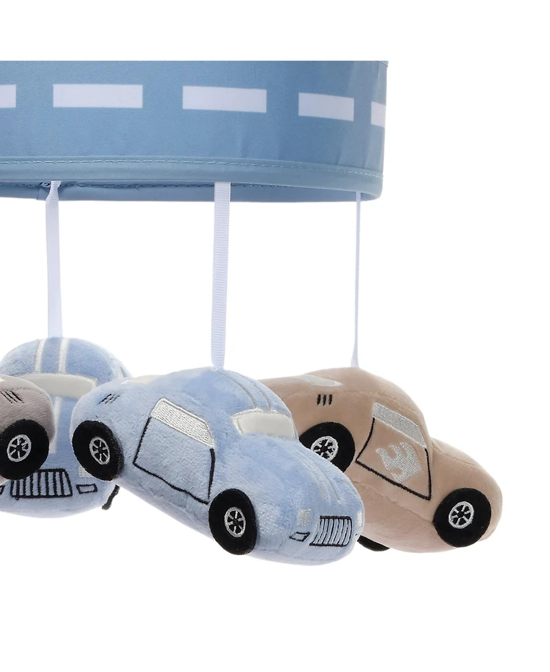 Lambs & Ivy Little Racer Musical Car/Transportation Baby Crib Mobile Soother Toy