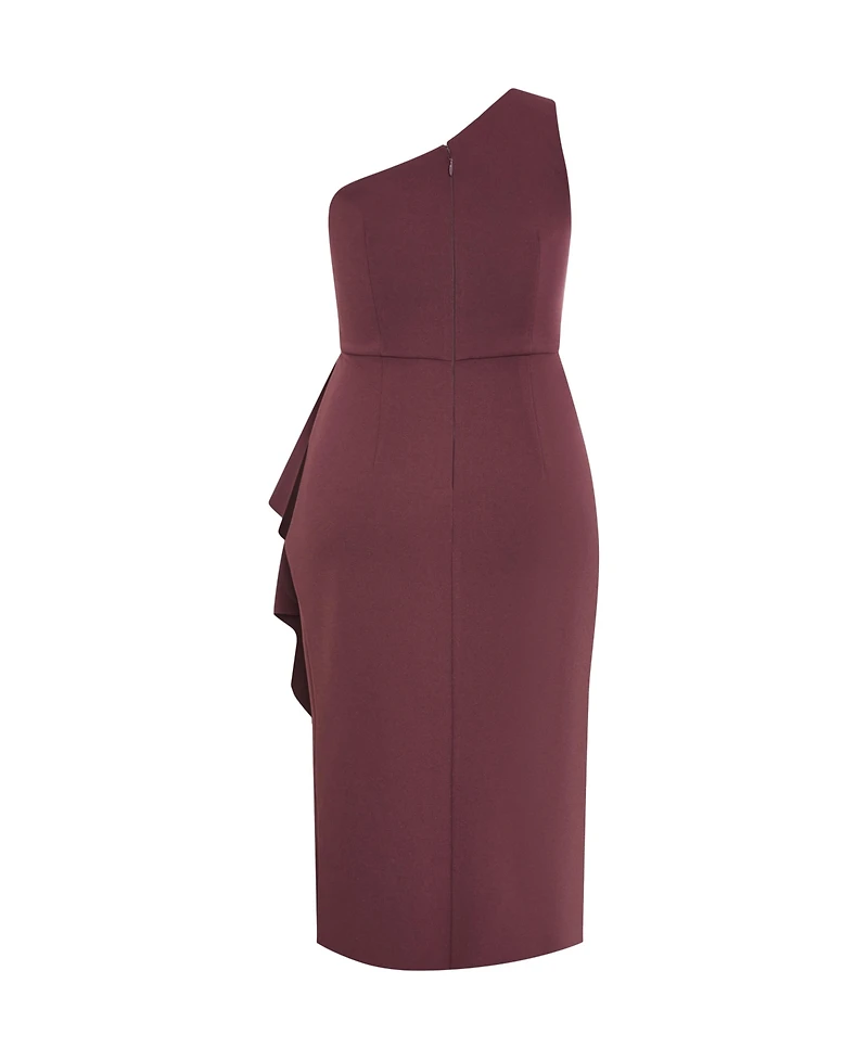 City Chic Women's Plus Priyanka One Shoulder Dress