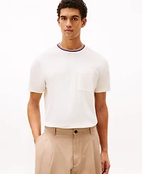 Tommy Hilfiger Men's Color-Block Pocket Pique T-Shirt