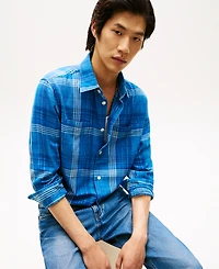 Tommy Hilfiger Men's Check Relaxed Fit Shirt