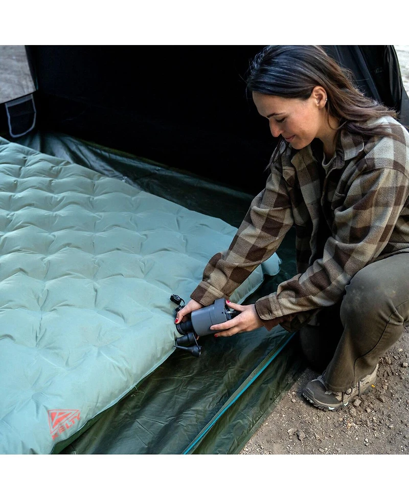 Kelty Kush Air Bed + Rechargeable Pump Campground Sleep Pads