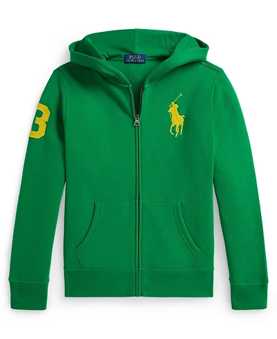 Polo Ralph Lauren Boys 8-20 Big Pony Fleece Full-Zip Hoodie