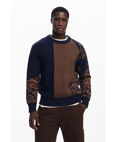 Desigual Men's Paisley sweater