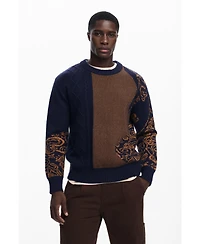 Desigual Men's Paisley sweater