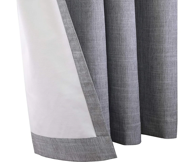 Commonwealth Newberry Grommet Curtain Panel Window Dressing - 52x95", Greige