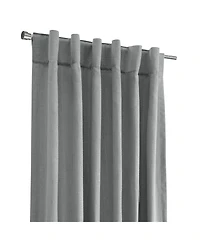 Habitat Mulberry Light Filtering Functional Dual Header Curtain Panel for Windows 54" x 95" Grey