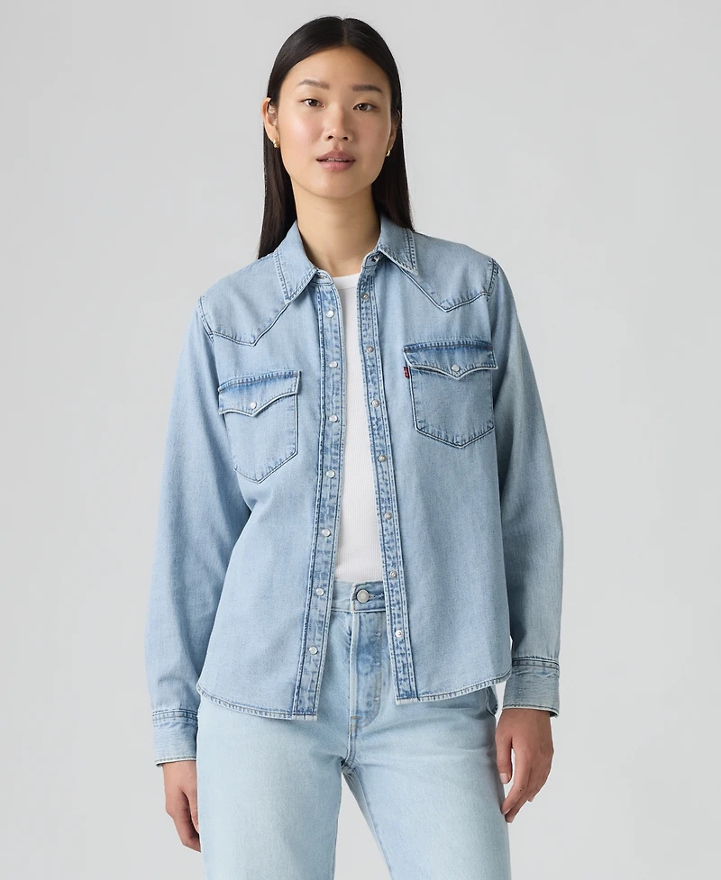 Levi's Women's The Ultimate Western Cotton Denim Shirt