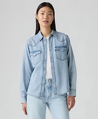 Levi's Women's The Ultimate Western Cotton Denim Shirt