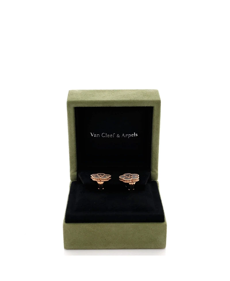 Pre-Owned Van Cleef & Arpels Lucky Spring Plum Blossom Stud Earring