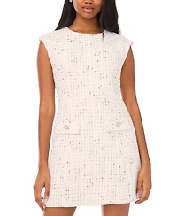 CeCe Women's Textured Cap Sleeve Dress