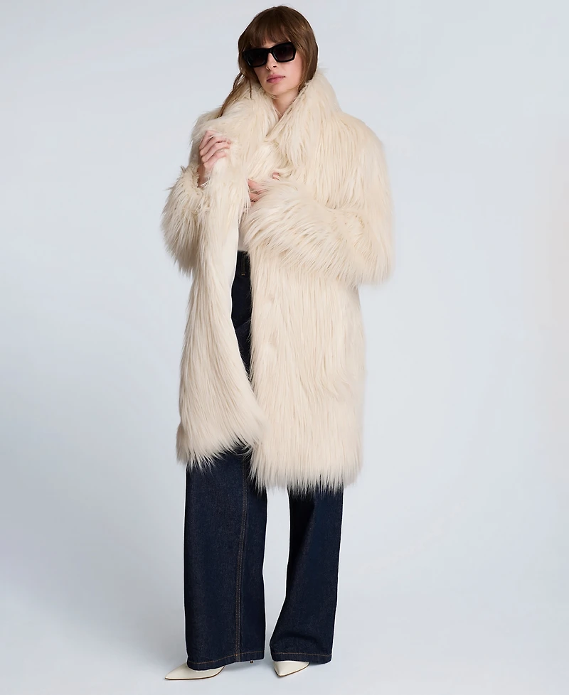 Kenneth Cole Women's Midi Long-Sleeve Jacket