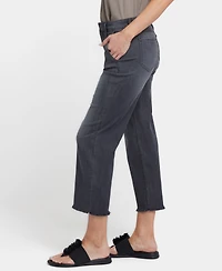 Nydj Women's Relaxed Piper Crop Utility Pocket Jeans