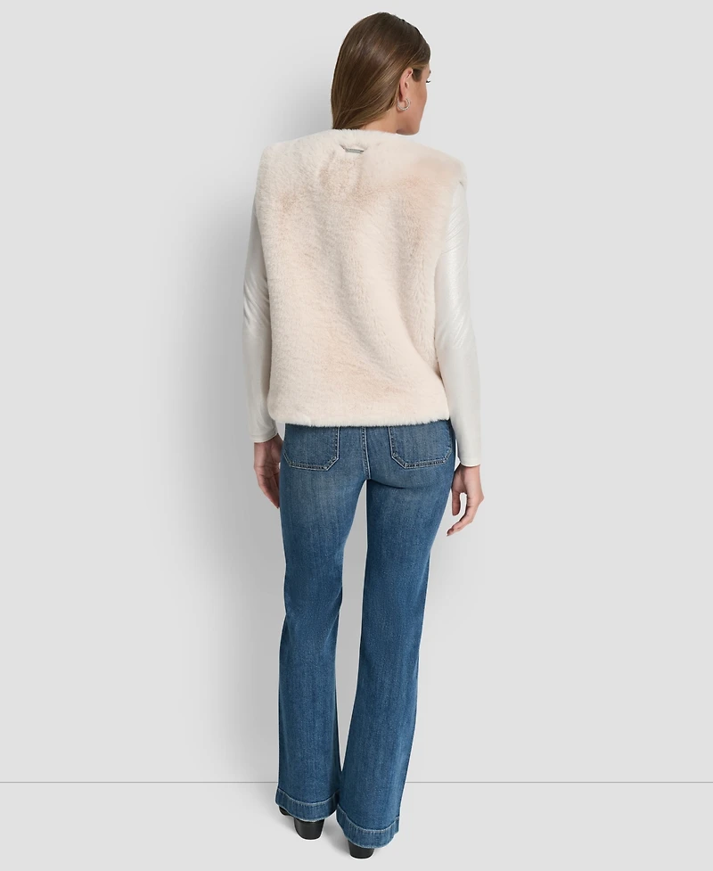 Dkny Jeans Women's Crewneck Sleeveless Vest