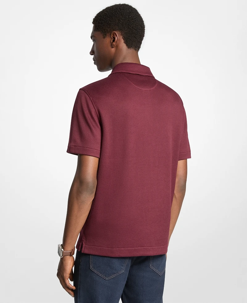 Michael Kors Men's Textured Polo Shirt