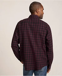 Lands' End Men's Long Sleeve Authentic Flannel Shirt