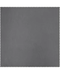 Half Price Drapes Platinum Faux Silk Taffeta Blackout Curtain
