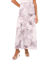 1.state Women's Column Printed Maxi Skirt