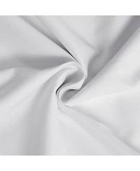 Half Price Drapes White Grommet Performance Linen Hotel Blackout Curtain