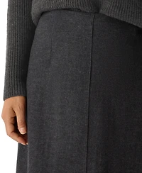 Eileen Fisher Women's Solid A-Line Skirt, Regular and Plus