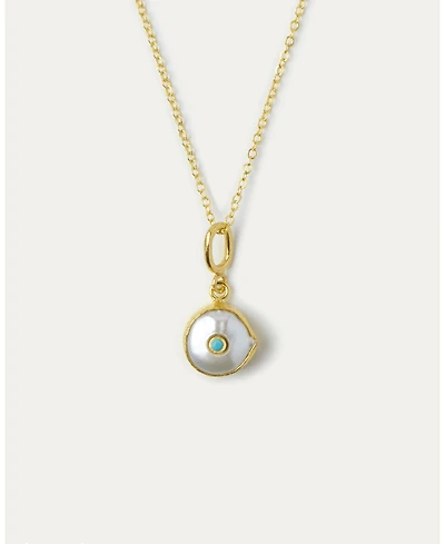 Ottoman Hands Amalfi Pearl Pendant Necklace