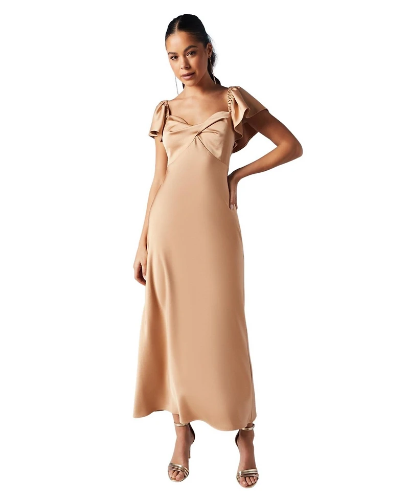 Oasis Women's Angel Sleeve Bridesmaid Dress