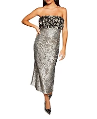 Warehouse Women's Runway Column Midi Dress