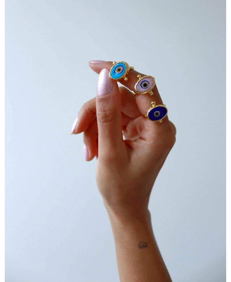 Ottoman Hands Alara Evil Eye Ring
