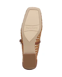 Franco Sarto Women's Tinsley 2 Square Toe Mary Jane Flats