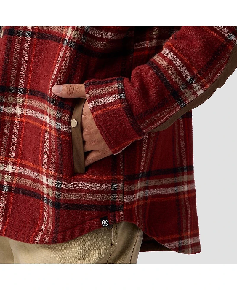 Backcountry Men's Venture Stretch Flannel Shacket Shirt Jackets