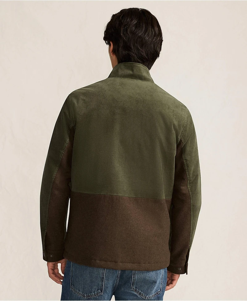 Lands' End Men's Mixed Media Cord Jacket
