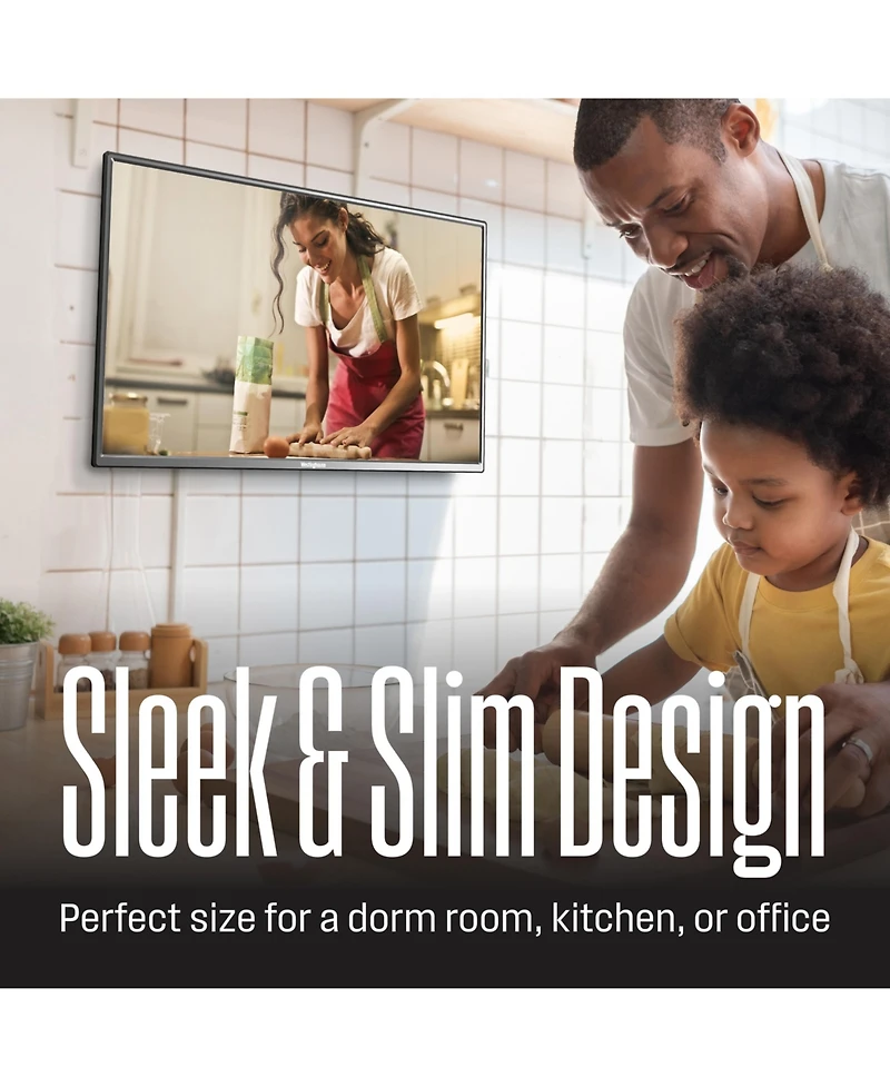 Westinghouse 24" Hd Led Non-Smart Tv – Flat Screen with Hdmi, Usb, Vga & V-Chip Parental Controls, Works with Fire Stick, Roku, Apple Tv