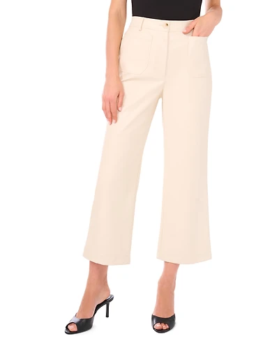 Vince Camuto Women's Cropped Front Pocket Mid Rise Pants